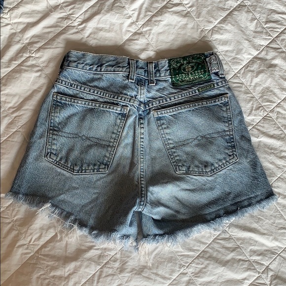 Lucky Brand Dungarees High Waisted Denim Shorts - Picture 2 of 8